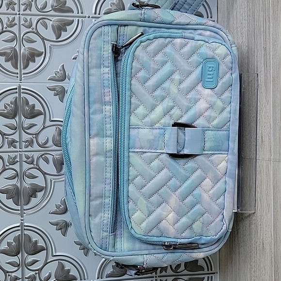 Lug Womens Carousel RFID Technology Convertible Crossbody Bag Mystic Seaglass - Picture 3 of 17